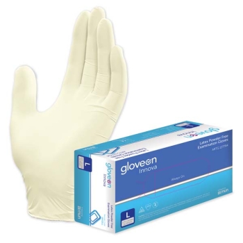 Innova Latex Powder Free Exam Glove Large