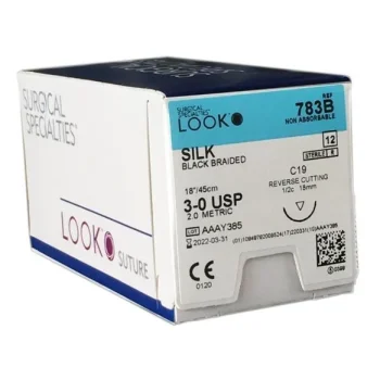 Look Silk 3-0 18mm Reverse Cutting 45cm C19 Black