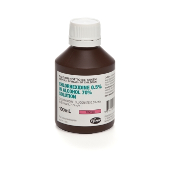 Chlorhexidine 0.5% alcohol 70% 100ml