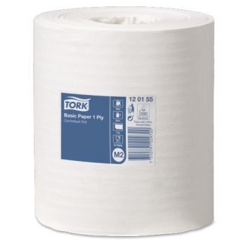 Tork Centrefeed M Basic 1ply White Roll