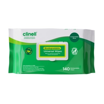 Clinell Biodegradable Universal Wipes