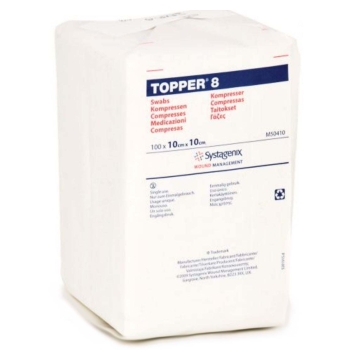 Topper 8 Non Woven Gauze 10cmx10cm Non-Sterile