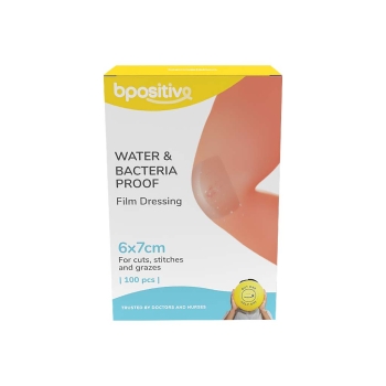 bpositive Waterproof Film Dressing 6 x 7cm