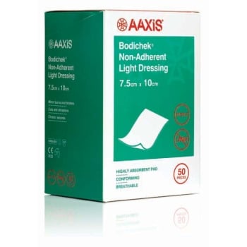 Bodichek Non-Adhesive Dressing 7.5 x 10cm Light