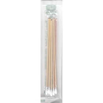 Cotton Tip Swabstick 15cm Pkt/5 Sterile Wooden