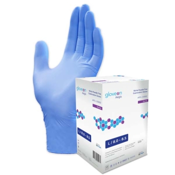 Aegis Nitrile Exam Gloves Sterile Powder Free Large