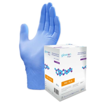 Aegis Nitrile Exam Gloves Sterile Powder Free X-Small