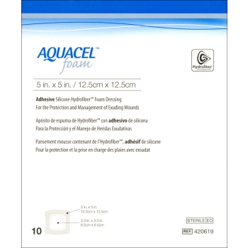 Aquacel Foam Adhesive Dressing 12.5 x 12.5cm