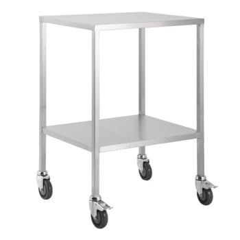 Trolley S/S No Drawers Or Rails 50x50x90cm