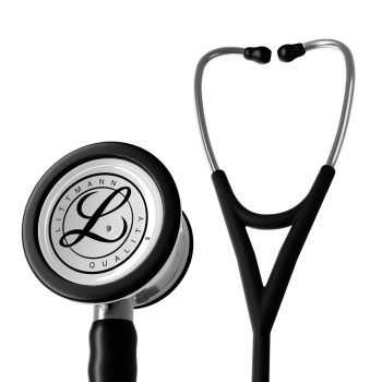 3M Littmann 6177C Cardiology IV Stethoscope; Black Satin-finish Tubing and Stainless Steel Chestpiece