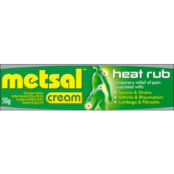 Metsal Heat Rub Cream 50g