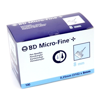 pen needle 31g x 8mm micro-fine