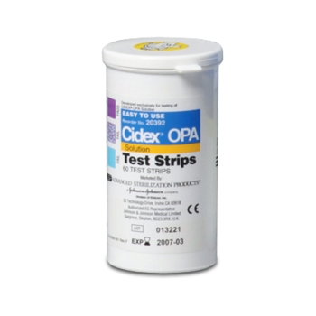 Cidex Opa test strips