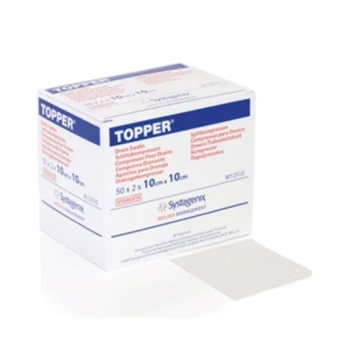 Topper Drain Sterile Swab 10cmx10cm 100 Ct