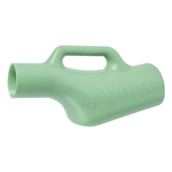 Urinal Male Plastic Green Autoclavable