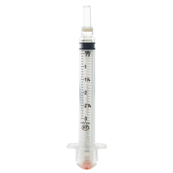VanishPoint Safety Syringes with Needles 0.5mL U-100 Insulin 30G x 13mm