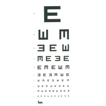 Eye Chart Direct 6m E