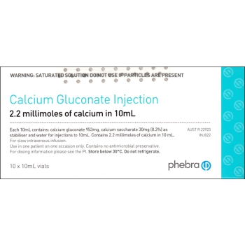 Calcium Gluconate 10% 10ml