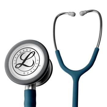 3M Littmann 5623C Classic III Stethoscope; Caribbean Blue Satin-finish Tubing and Stainless Steel Chestpiece