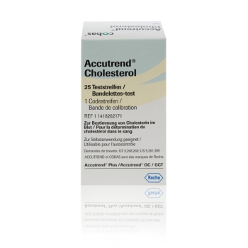 Accutrend Cholesterol 25 Test Strips