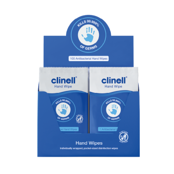 Clinell Antibacterial Hand Wipes - Individual Packs