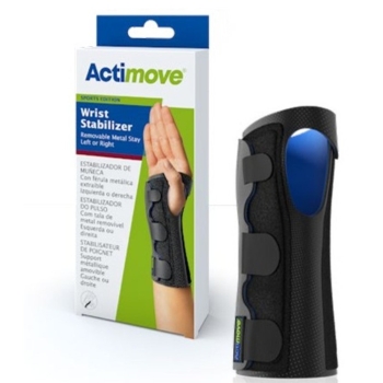 Actimove Sport Wrist Brace RIGHT/LEFT Small Black