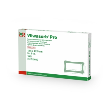 Vliwasorb Pro 12.5 x 22.5cm Superabsorbent Dressing