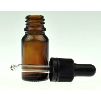 Bottle with Dropper 10ml Amber Glass Pharm