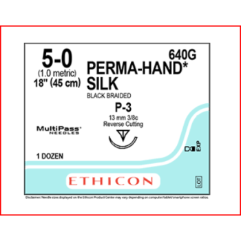 Silk Black 5-0 P-3 45cm