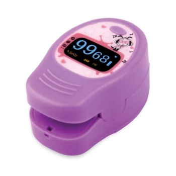 Paediatric Fingertip Pulse Oximeter - Model PC60D2 Pink