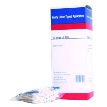 Handy Cotton Tips 7.5cm Single Ended Non-Sterile