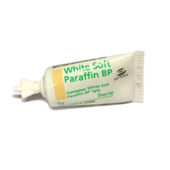 Paraffin white soft 5g tube sterile