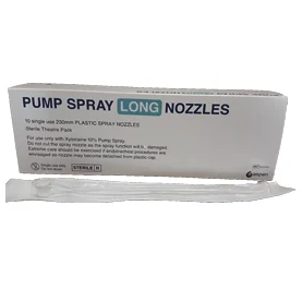 Nozzles Long 230mm for Pump Spray Xylocaine 10