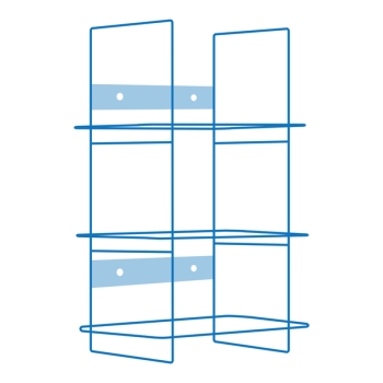 MUN Glove Dispenser White Wire 3 Tier