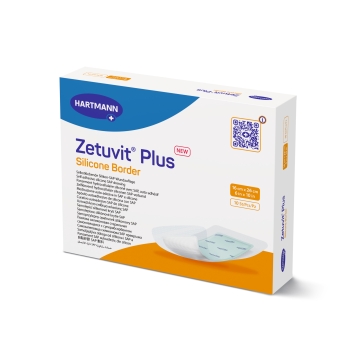 Zetuvit Plus Silicone Border 16x26cm
