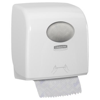 Aquarius Slimroll Hand Towel Disp White Lockable