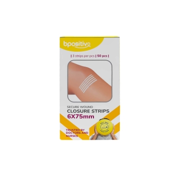 bpositive Wound Closure Strips 6 x 75mm