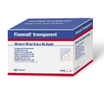 Fixomull Transparent Waterproof Film Roll 5cm x 10m