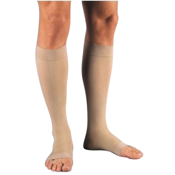 Jobst Relief Knee High Compression Socks Open Toe Medium 20-30mmhg