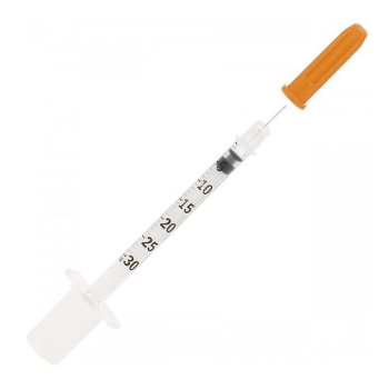 Syringe Insulin 0.3ml With 31g X 5/16"  ( 8mm ) Ultra-Fine Needle B