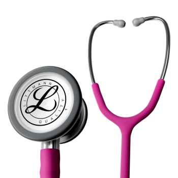 3M Littmann 5648C Classic III Stethoscope; Rasberry Satin-finish Tubing and Stainless Steel Chestpiece