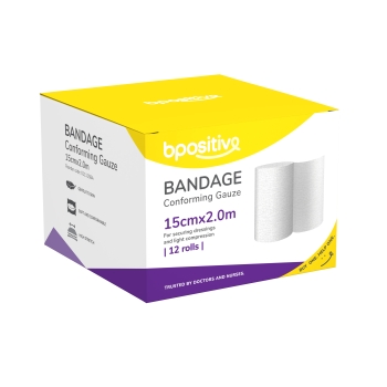 bpositive  Bandage Conforming Gauze 15cm x 2m