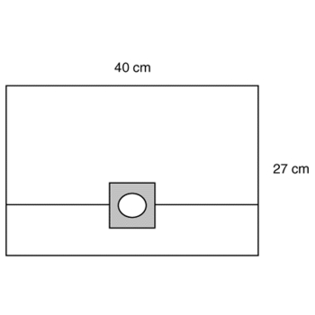 Drape-Steri 40 x 27cm Opthalmic Refractive