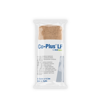 Co-Plus Bdg 7.5Cm X 2M Latex Free Tan