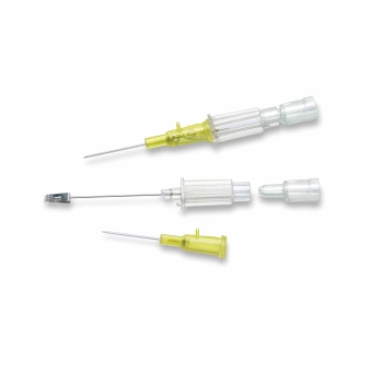 Introcan Safety Catheter Yellow 24G x 20mm