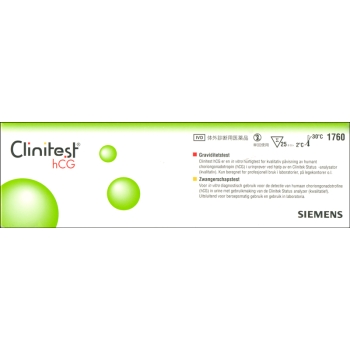 Clinitest pregnancy test HCG