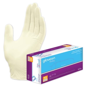 Ridley latex Exam Gloves Powder Free X-Smal