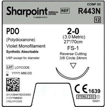 Sharpoint PDO 2-0 24mm RC 70cm FS-1 Violet