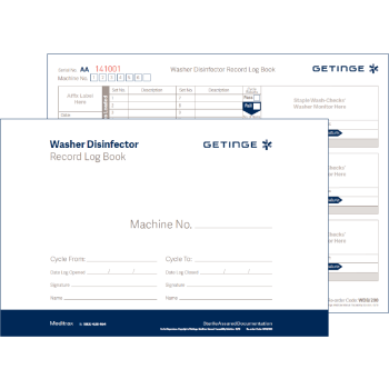 Meditrax Washer Disinfector Record Logbook