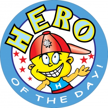 Sticker Hero of the day Boy